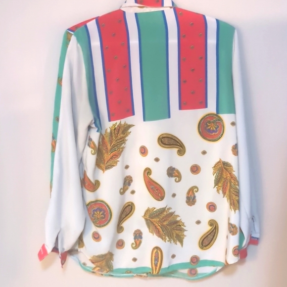 Long Sleeve Silky Button up - Picture 2 of 2